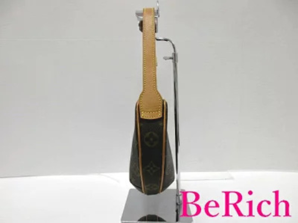 Louis Vuitton Handbag Pouch Bag Monogram LV Pochette Hobo Croissant Brown